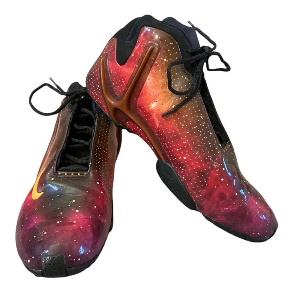 Nike Hyperflight PRM Lebron James Superhero Pack Galaxy Sneakers 11 - Picture 7 of 8